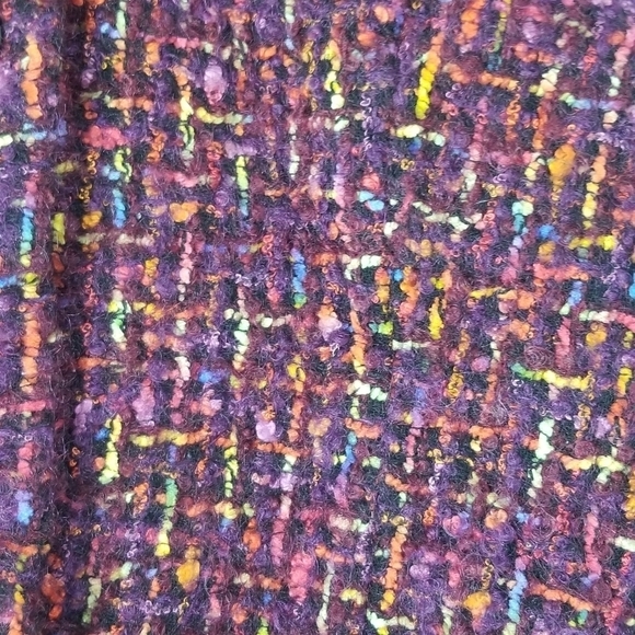 Jones New York Button Down Woven Multicolor Speckle Girls Jacket. Size 16 - Picture 2 of 5